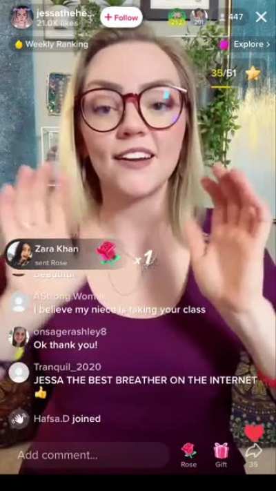 2 scam artists “healing” naive idiots by waving their hands and giving out dangerous mental health advice. “Severe anxiety and PTSD? Just buy my magic crystal course!” How does TikTok allow so much of this? Laughable