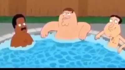 so that’s why the pool was red…