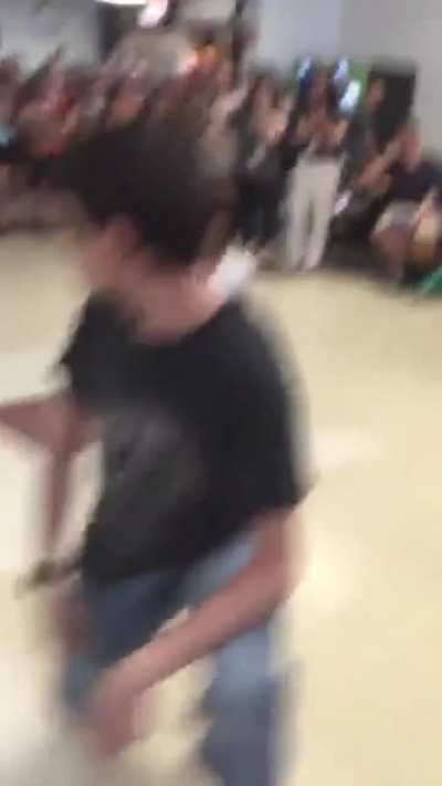 He got dem moves