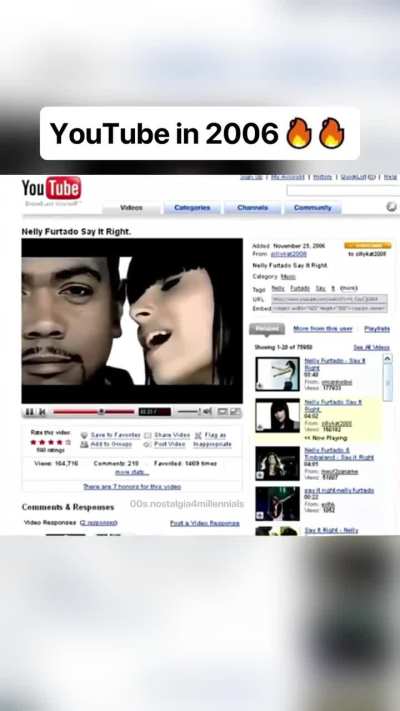 Youtube 2006, nostalgia 🔥 👏