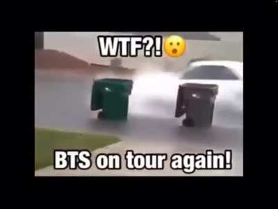 Bts on tour :O