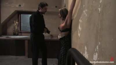 Steve Holmes roughs up a busty whore #1