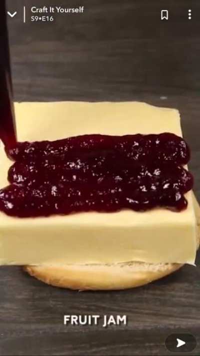 I’ll send $2 to anyone who makes a video eating this butter sandwich, that i saw on snapchat.