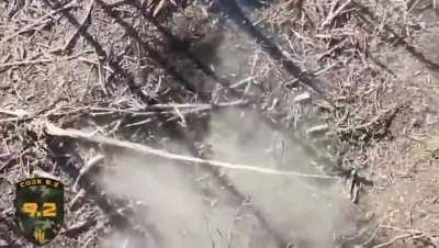 Russian assault group tried to capture the positions of the Ukrainian defenders near Bakhmut, they were stopped by drones.