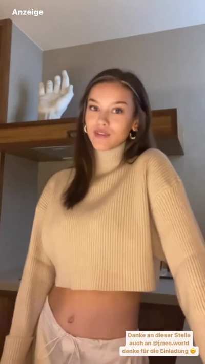 From her home