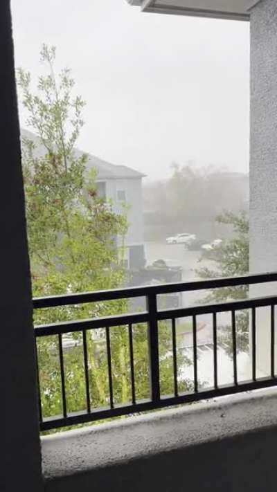 A rainy Saturday in Texas.