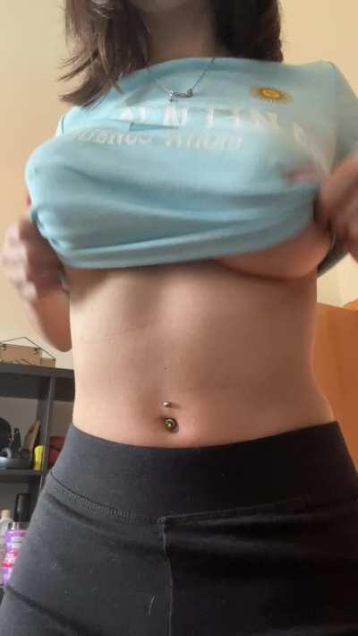 They say that the bigger the tits, stronger the dick