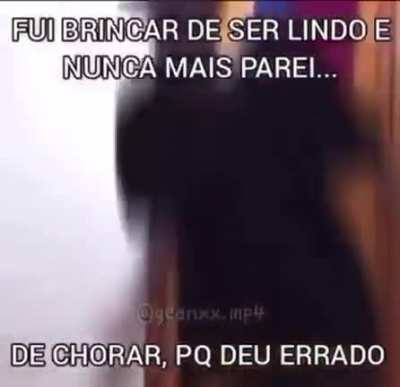 Deu errado 😔