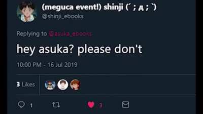 I wouldn’t doubt that she’d throw rocks at Shinji