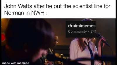 I respect that