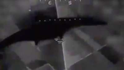 Russian Supercam reconnaissance drone is intercepted by a FPV at night, footage included from the ground.