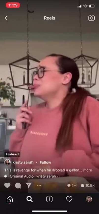 Knife in tongue prank gone right