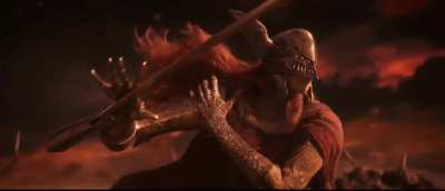 Malenia attacks. She looks so cool!