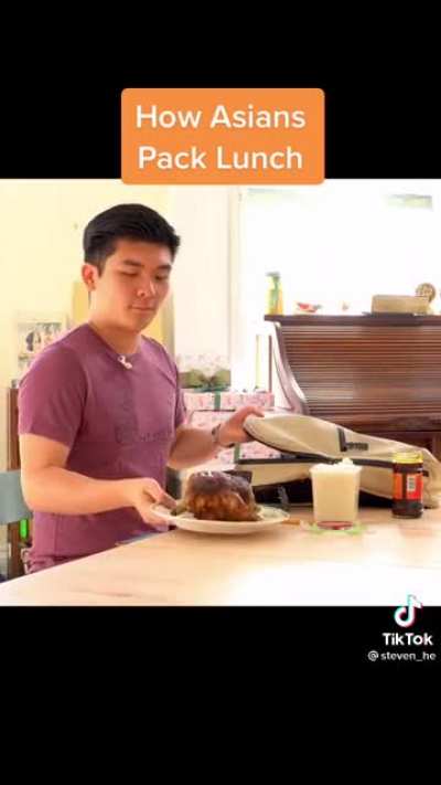 How Asians pack lunch