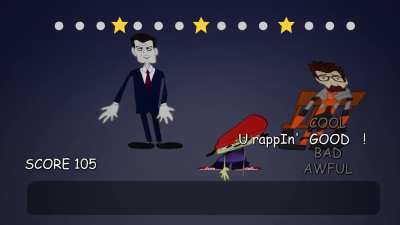 Gman educates Parappa about stuff