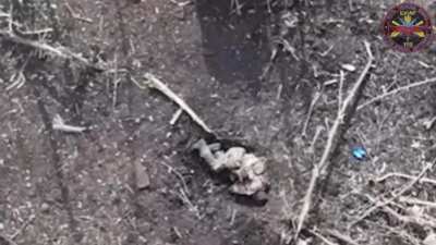 Ukrainian drones drop FOGs and grenades on Russian military personnel in the Avdiivka direction 