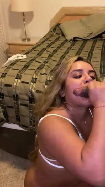 I love getting my face fucked while hubby records