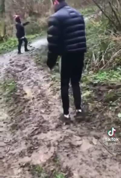 Mum, we've got to go back...