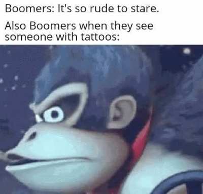 If you have a tat you get hit with a bat