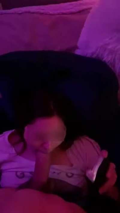 Ignoring his texts while his best friend fucks my mouth