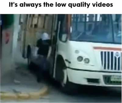 Driver never stopping the bus again