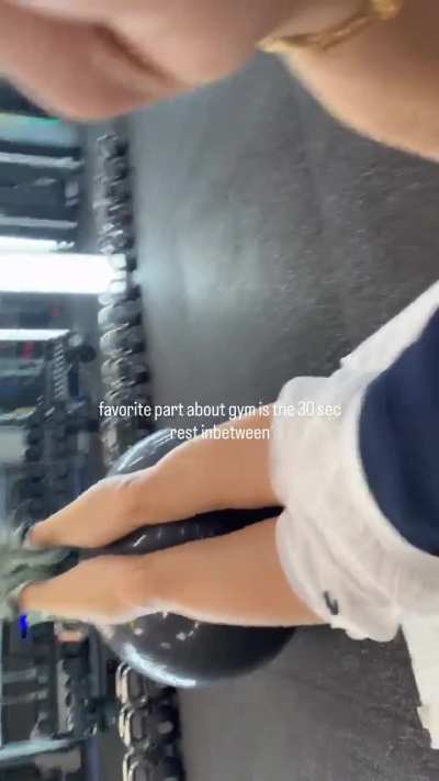 In the gym || Instagram Story || 14. January 2026