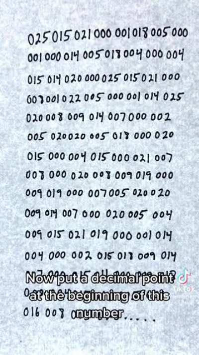 Theoretically, we can inscribe any book as a single notch on a rod