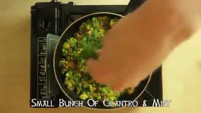 Vegetable Samosas w/ Mint & Cilantro Chutney