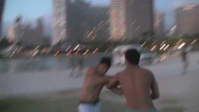 Brazilian Jiu-Jitsu in a fight at the Hawaii