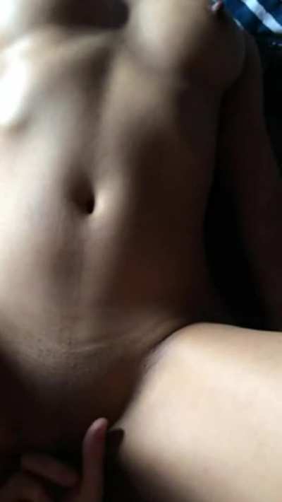 Beautiful Indian babe quivering