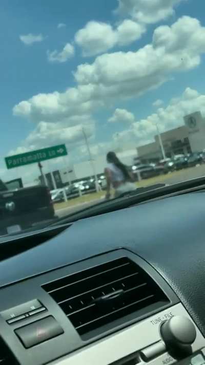 Road rage.