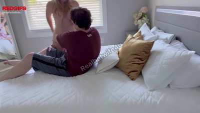 Nervous 19 year old virgin has all kinds of questions during his first sexual experience!
