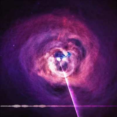 The sound of a black hole. Recorded by NASA’s Chandra X-ray Observatory