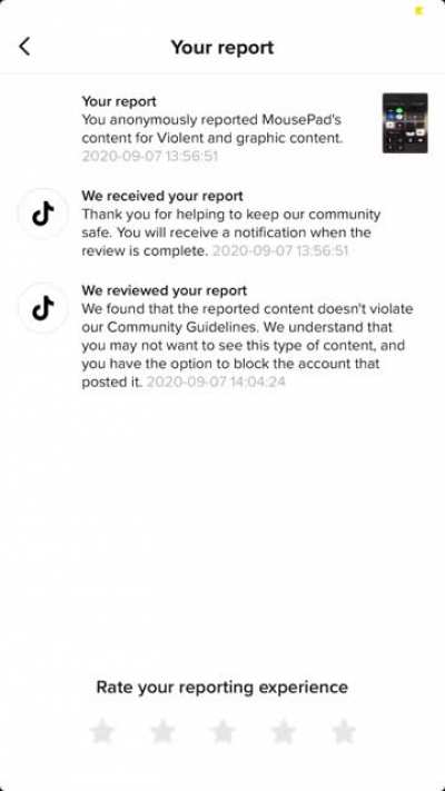 Ah yes, a man ending his life on camera doesn’t violate any guidelines.