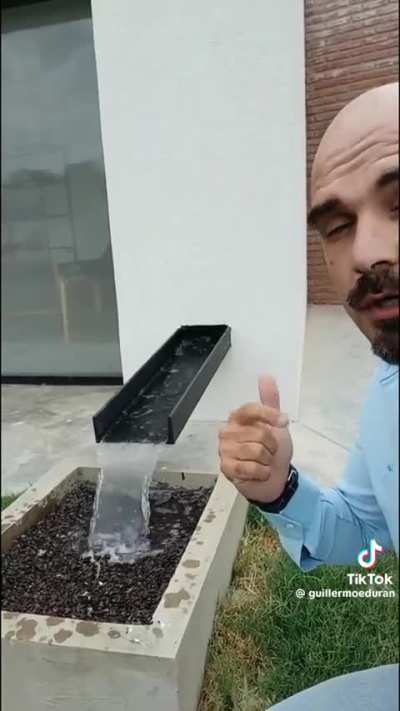 Juntar agua de lluvia?