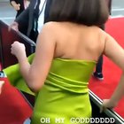 Is she wearing a high thong??