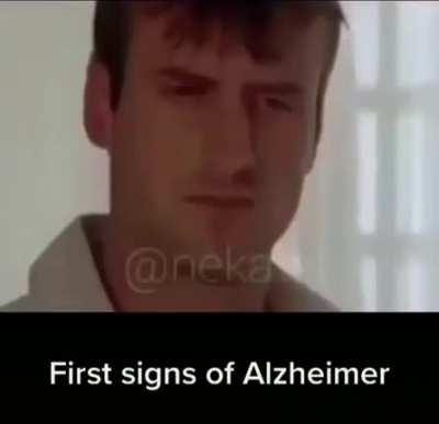 First sign of Alzheimer’s