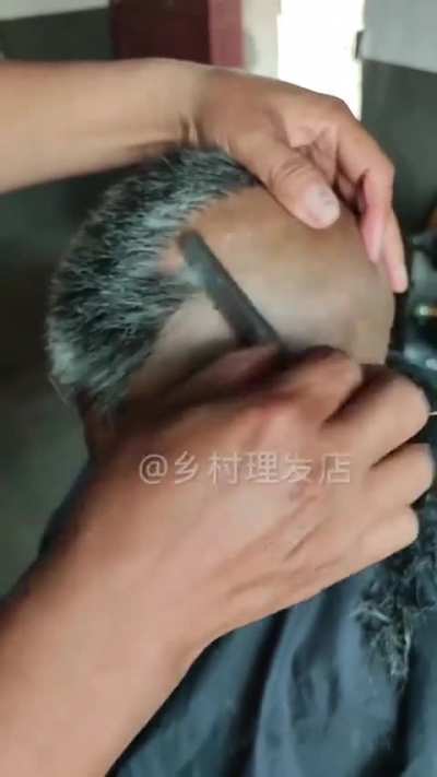 Shaving the head
