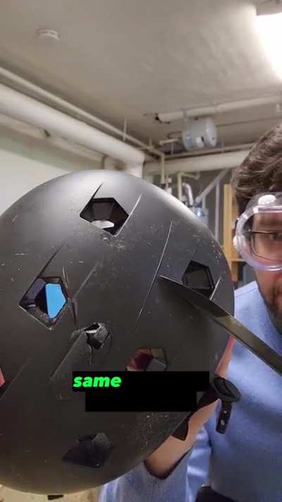 Bike helmet vs swords