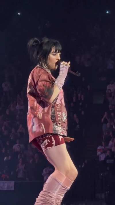 Dancing on stage