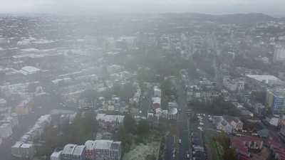 The First Snow from above