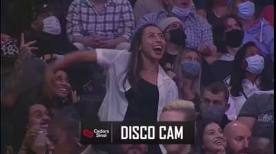 (highlight) Clippers dance cam goes to a kid showing his moves and his father being so proud