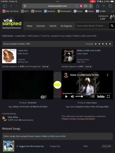 “Folded” indeed doesn’t sample anything; it’s just a song of it’s genre.