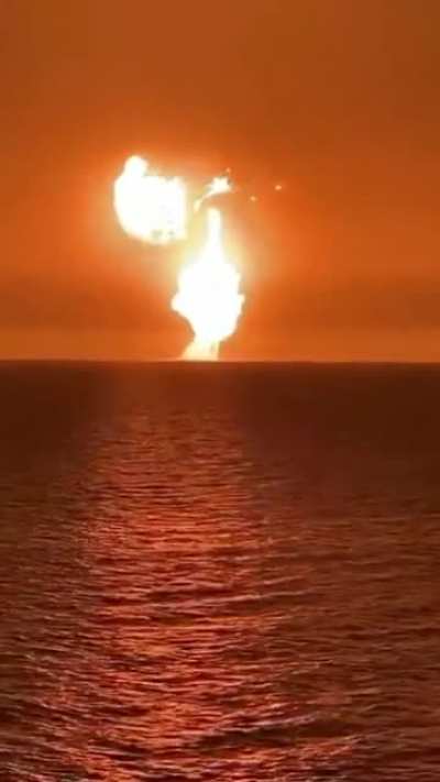 oil pipeline rupture caused by a mud volcano