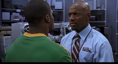 Classic scene with Kevin hart and Romany Malco in 40 year old Virgin