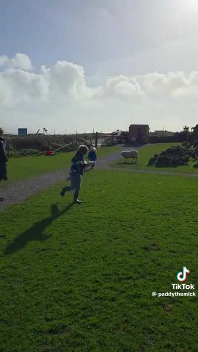 Kid screaming for his life