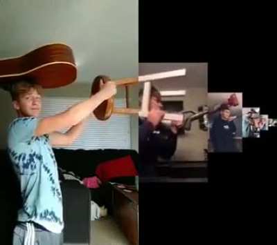The lip syncing centipede.