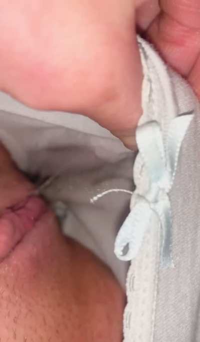Inside my panties after I cum 😳