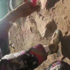 You look at the boulder, you're gonna hit the boulder.