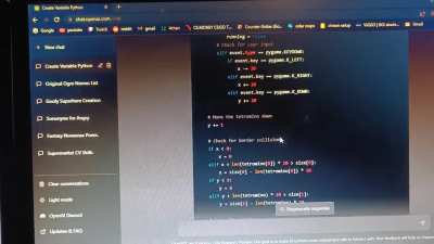 got the bot to write the code for the fundamentals of tetris